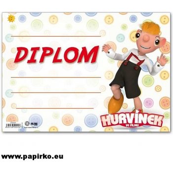 Dětský diplom A4 MFP DIP04-H02 Hurvínek