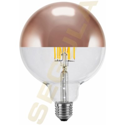 Segula 55492 LED koule 125 zrcadlový vrchlík měď E27 6,5 W 45 W 550 Lm 2.700 K – Hledejceny.cz