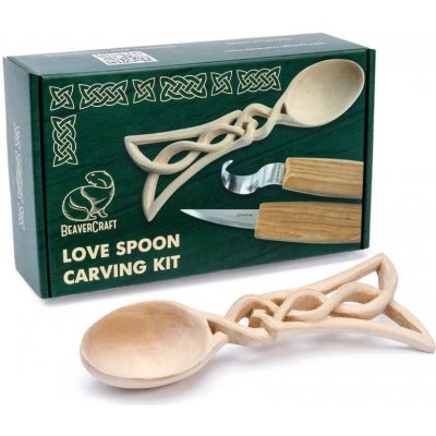 BeaverCraft Dárková vyřezávací sada DIY04 Keltská lžíce - Celt Spoon Carving Hobby Kit