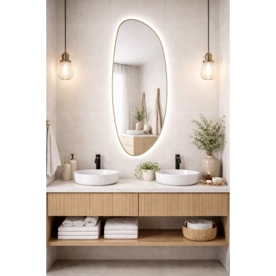 Baltica Design Stone Fluid 50x155 cm zlatá 5904107932774 – Hledejceny.cz