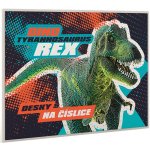 Desky na číslice Premium Dinosaurus – Zboží Mobilmania