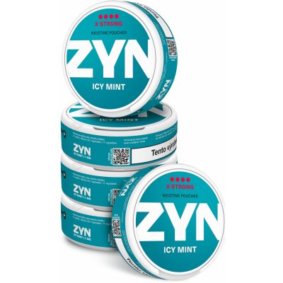 ZYN ICY MINT SLIM 11 mg 5 krabiček po 21 sáčcích – Zboží Dáma