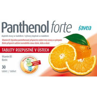 Favea Panthenol Forte 30 tablet – Zboží Mobilmania