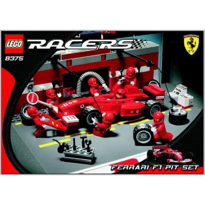 LEGO® Racers 8375 Ferrari F1 Pit Set od 4 150 Kč - Heureka.cz