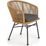 Halmar Zahradní křeslo K400 - přírodní/černá – Zboží Dáma Halmar Zahradní křeslo K400 - přírodní/černá – Zboží Dáma