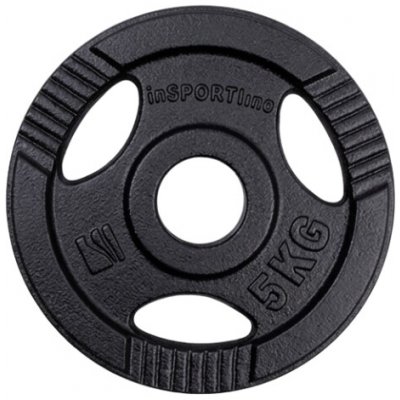 inSPORTline Hamerton Ocelový olympijský kotouč 5 kg 50mm – Zboží Dáma