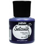 Pébéo Barva na hedvábí Setasilk 45 ml fialová iris 10 – Zboží Dáma