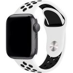 Eternico Sporty pro Apple Watch 42mm / 44mm / 45mm Dark Gray and White AET-AWSP-GrWh-42 – Zboží Živě