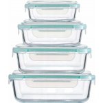 Pronett XJ5898 Sada skleněných misek s víčkem 4 ks – Hledejceny.cz