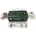 389 dílná sada příslušenství pro přímé brusky HiKOKI 753949, transparentní kufr – Zboží Dáma