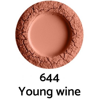 Uoga Uoga Minerální sypká tvářenka s jantarem 6445 Young wine středně tmavý teplý broskvový 5 g – Sleviste.cz