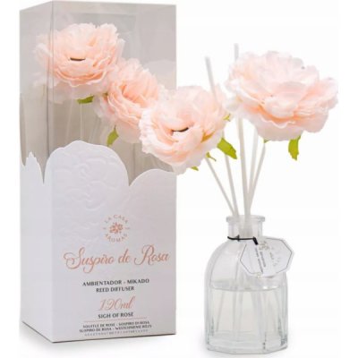 La Casa de los Aromas Květinové vonné tyčinky ve tvaru květiny Sigh of Rose 120 ml – Zboží Dáma