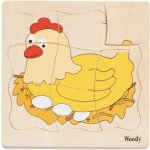Woody Puzzle na desce Vývoj slepice – Sleviste.cz