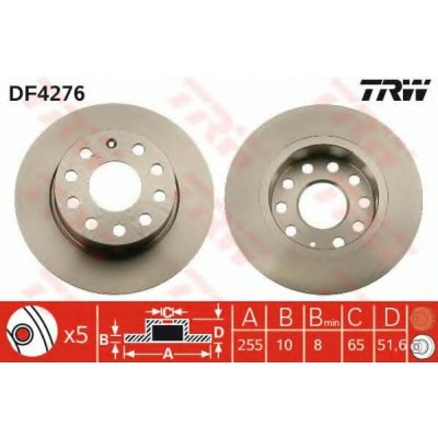 Brzdový kotouč TRW DF4276 | Zboží Auto