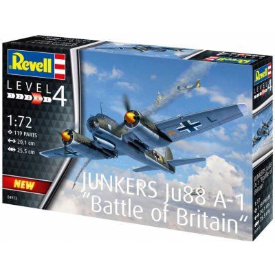 Revell Junkers Ju88 A-1 Battle of Britain 04972 1:72 – Sleviste.cz