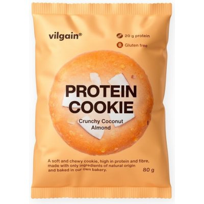 Vilgain Protein Cookie Kokos a mandle 80 g – Zboží Dáma