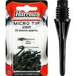 Harrows Hroty soft Micro plastové čierne 30 ks/bal 18mm – Zbozi.Blesk.cz