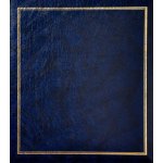 Fotoalbum 10x15 pro 500 fotek Gedeon Vinyl modré s popisem – Zboží Živě