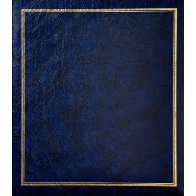 Fotoalbum 10x15 pro 500 fotek Gedeon Vinyl modré s popisem – Zboží Živě