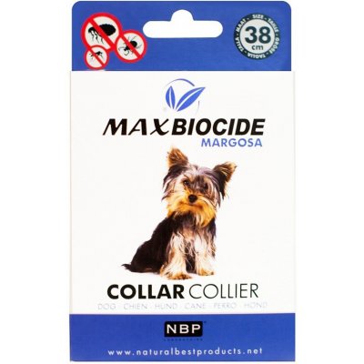 Max Biocide obojek pro psa 38 cm 1 ks – Zboží Mobilmania