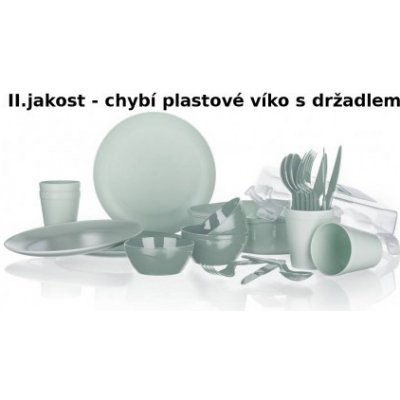 Banquet Travel mint Sada plastového kempingového nádobí velká 26 ks pro 4 osoby – Zboží Mobilmania