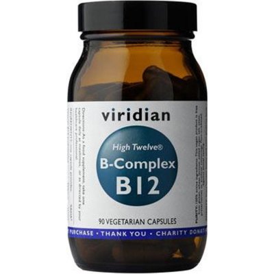 Viridian High Twelve B Complex B12 90 kapslí