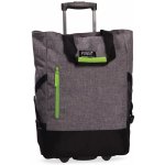 Punta wheel Nákupní taška na kolečkách 10183-1700 šedá melír / limetková – Zboží Dáma