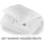 EMI Set péřové přikrývky a polštáře Warms 140x200 90x70 – Zboží Dáma