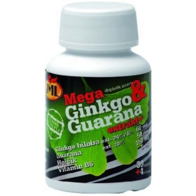 Jml Mega Ginkgo + Guarana 34 tablet – Zboží Mobilmania
