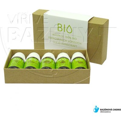 Hanscraft 100% BIO aroma esence kolekce 2 5x mix esenciálních vonných olejů 11 ml – Zboží Mobilmania