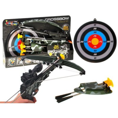 JOKO Dětská kuše Crossbow s laserovým zaměřovačem a terčem – Sleviste.cz