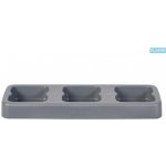 Fit Bin Základna pro koše na tříděný odpad 3 x 20 l šedá – Zboží Dáma
