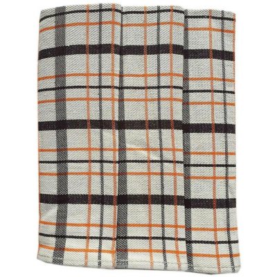 Polášek kuchyňské utěrky EGYPTSKÁ BAVLNA 80 béžovo-oranžové káro 3 kusy 50x70cm – Hledejceny.cz