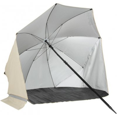 VIRTUFIT Beach Parasol Béžový – Zboží Mobilmania
