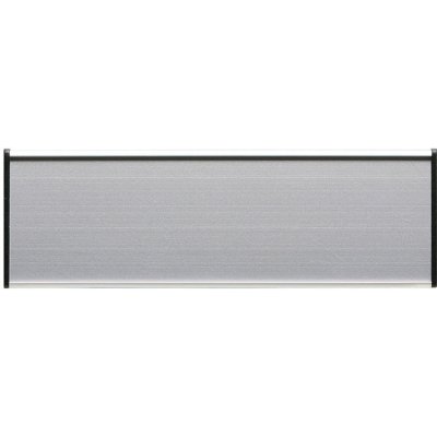 Dveřní tabulka pro papírové jmenovky, 187 x 62 mm, 1 řádek – HobbyKompas.cz