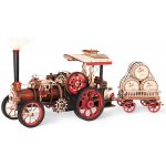 ROBOTIME Rokr 3D dřevěné puzzle Parní stroj 469 ks – Hledejceny.cz