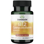 Swanson Vitamín B-12 500 mcg 100 kapslí – Hledejceny.cz