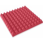 Akustická pěna jehlan červená 5x50x50 cm – Zboží Dáma