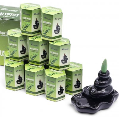 Zafilo Backflow vonné kužely Eucalyptus 33 g – Hledejceny.cz