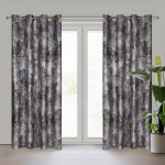 Takoy sametový závěs ESTER zdobený patinovým vzorem 140 x 250 cm-HF-460578 | 140 x 250 cm – Hledejceny.cz