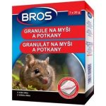 Rodenticid BROS granule na myši a potkany 7x20g – Zbozi.Blesk.cz