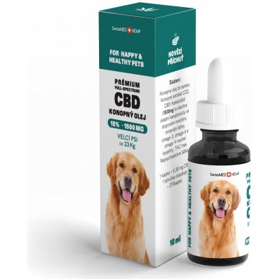 CBD olej pro velké psy 15% 10 ml – Hledejceny.cz