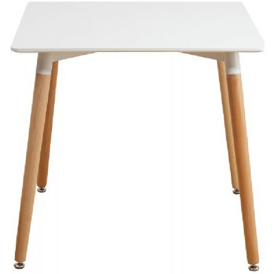 Max-i DIDIER 4 NEW Jídelní stůl bílá/buk 70x70 cm – Zboží Mobilmania