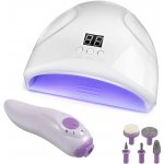 Verk 24406 Sada na nehty UV lampa 12 W + pilník 2v1 – Zboží Dáma