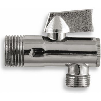 NOVASERVIS Rohový ventil s filtrem hliníková páka 1/2"x 3/8" (CF3008/10)