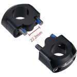 ACCEL držáky/zvedáky na řidítka (spodní-22,2/horní-22,2mm) výška 20mm barva černá (BM-34BK22/22) – Hledejceny.cz