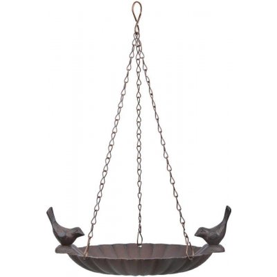 Esschert Design Závěsné napajedlo pro ptáky Ora 32 x 21 cm litina hnědá – Hledejceny.cz