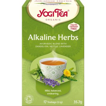 Yogi Tea Bio zásadité bylinky 17 x 2.1 g