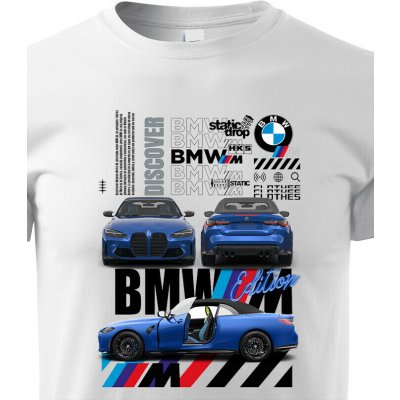 Dětské tričko BMW M4 Bílá Canvas tričko Bezvatriko.cz 2366 – Zboží Dáma