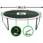 Aga skákací plocha k trampolínám 305 cm 60 ok – Sleviste.cz